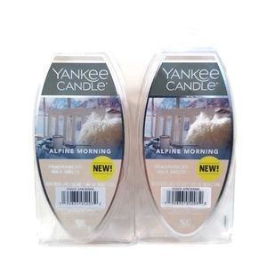 Lot of 2 Yankee Candle ALPINE MORNING